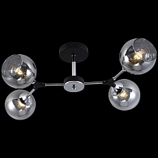 Потолочная люстра Reluce 01360-0.3-04 BK+CR 1