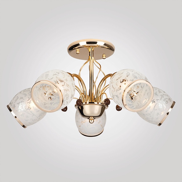 Потолочная люстра Eurosvet 30026/5 золото изображение Потолочная люстра Eurosvet 30026/5 золото Фото №