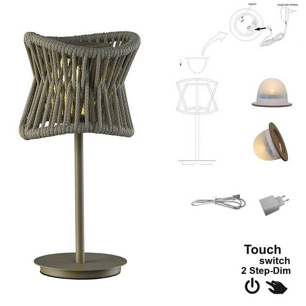 Уличный светодиодный светильник Mantra Polinesia 7135 Фото № 3