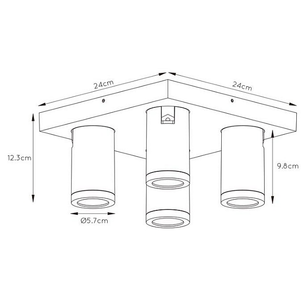 Спот Lucide Taylor 09930/20/30 Фото № 2