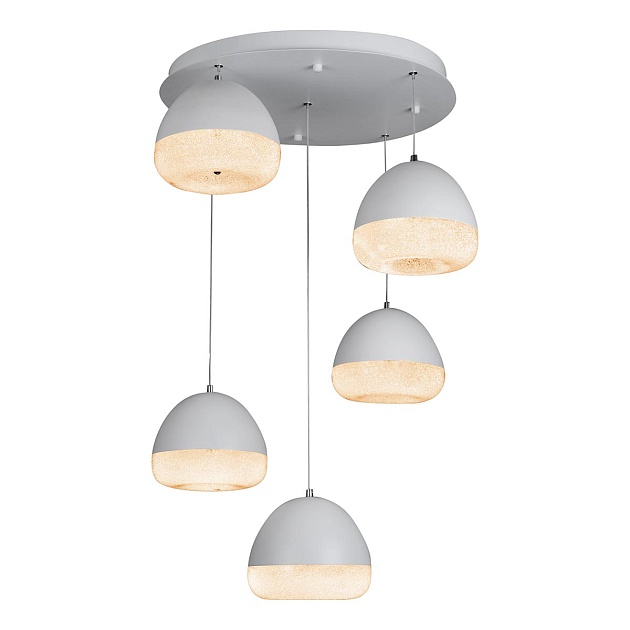 Подвесная светодиодная люстра iLedex Flake Wld8885-5Y WH Фото № 