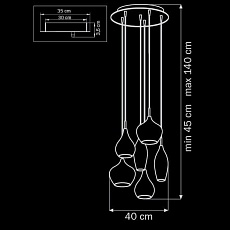 Подвесная люстра Lightstar Pentola 803067 2