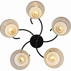 Потолочная люстра Reluce 11391-0.3-05B BK+CR 2