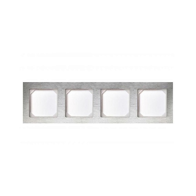 Рамка 4-постовая Liregus Epsilon сталь 28-2274 Фото № 