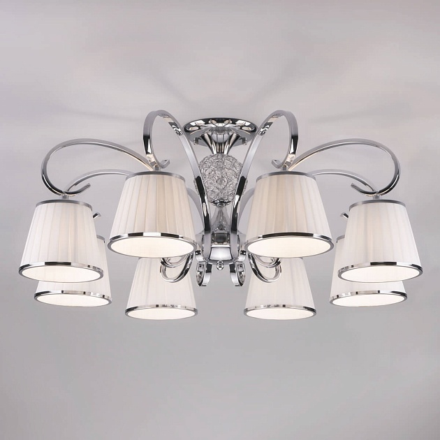 Потолочная люстра Eurosvet 60088/8 хром Фото № 