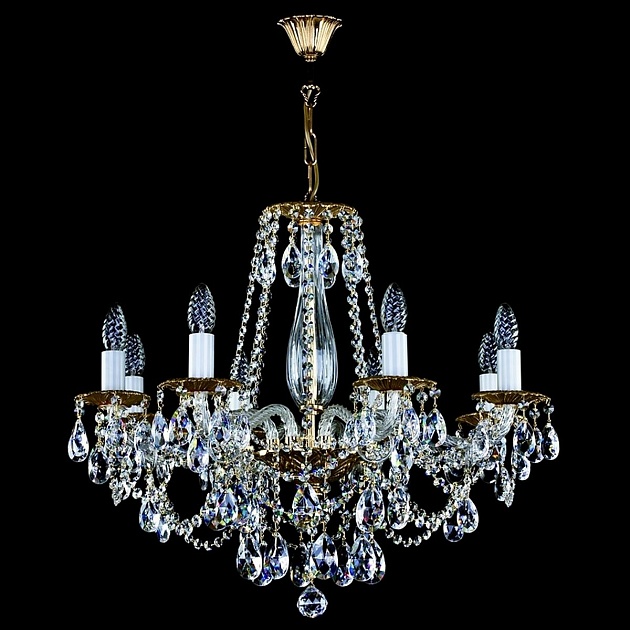 Подвесная люстра Artglass Demeter VIII. Polished CE Фото № 