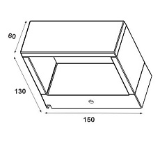 Уличный настенный светодиодный светильник Lucide Goa 28857/06/31 2