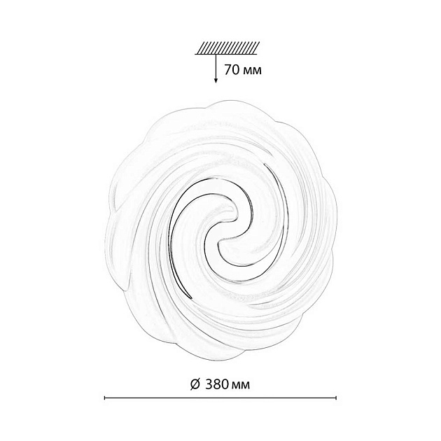 Настенно-потолочный светильник Sonex AGAP 7675/DL изображение 6 Настенно-потолочный светильник Sonex AGAP 7675/DL Фото № 6