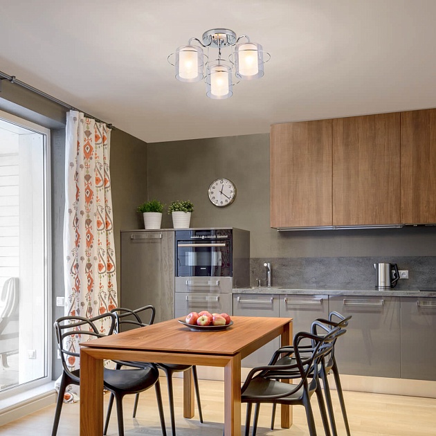 Потолочная люстра Eurosvet 30160/3 хром Фото № 5