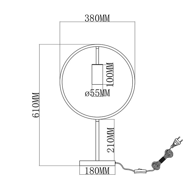 Настольная лампа Moderli Nasty V4071-1T изображение 2 Настольная лампа Moderli Nasty V4071-1T Фото № 2