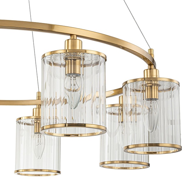 Подвесная люстра Indigo Dante 13022/8P Brass V000406 изображение 2 Подвесная люстра Indigo Dante 13022/8P Brass V000406 Фото № 2