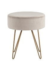 Пуф Stool Group Спейси велюр светло-серый vd-spacy-b25 1