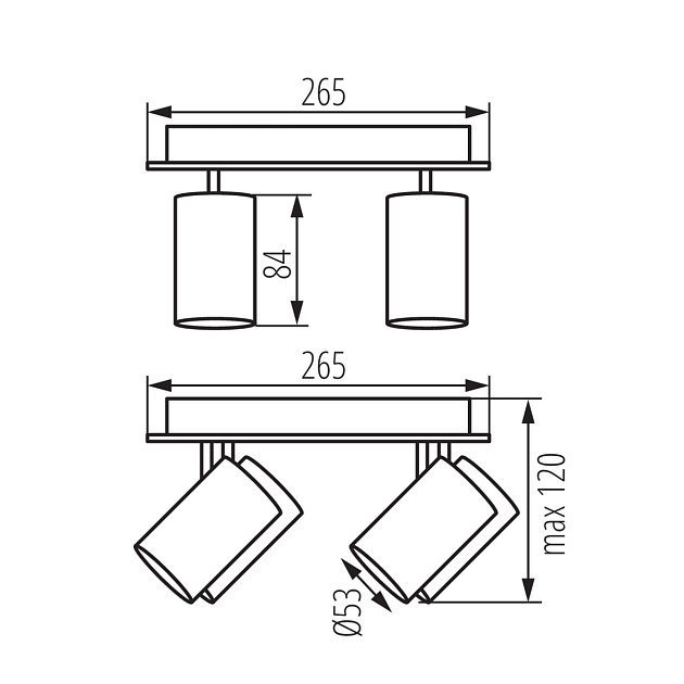 Спот Kanlux EVALO EL-4O W-SR 35696 Фото № 3