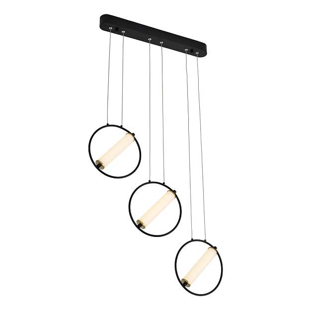 Подвесная светодиодная люстра Gerhort G61306/3BK+GD изображение Подвесная светодиодная люстра Gerhort G61306/3BK+GD Фото №