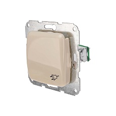 DEA Розетка 1-ая с/з с крышкой с/у 16А мех. Беж KRANZ KR-78-0243 2