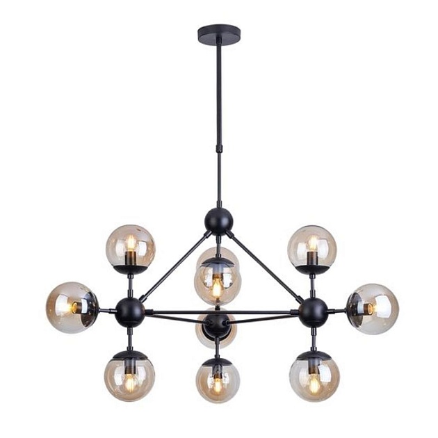 Подвесная люстра Arte Lamp Bolla A1664SP-10BK Фото № 