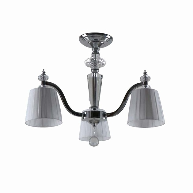 Потолочная люстра ЭкономСвет 13145/3CR WT изображение Потолочная люстра ЭкономСвет 13145/3CR WT Фото №