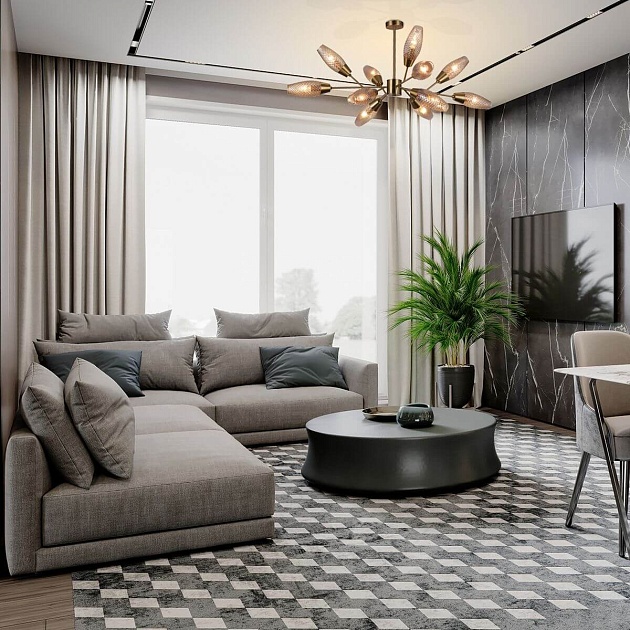 Потолочная люстра Escada Desire 10165/12PL Copper изображение 5 Потолочная люстра Escada Desire 10165/12PL Copper Фото № 5