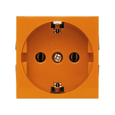 Розетка LK Studio с з/к, без шторок (оранжевый) LK45 851312