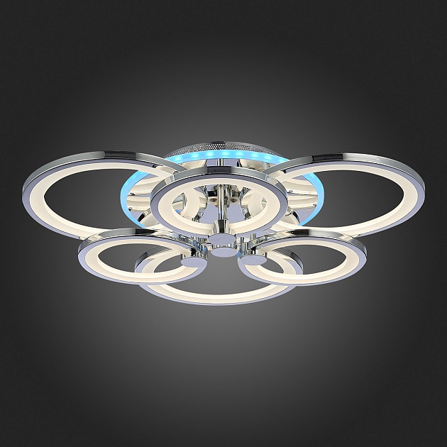 Потолочная светодиодная люстра Evoled Leto SLE500712-06RGB изображение 3 Потолочная светодиодная люстра Evoled Leto SLE500712-06RGB Фото № 3