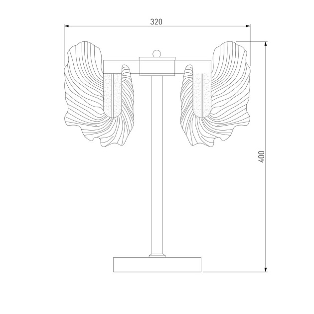 Настольная лампа Bogates Farfalla 80509/1 Фото № 2