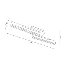 Потолочный светодиодный светильник Deko-Light Madera 348147 1