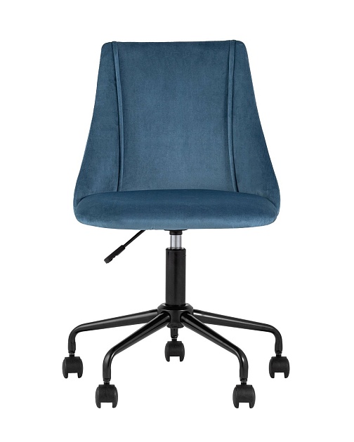 Поворотное кресло Stool Group Сиана велюр синий CIAN BLUE Фото № 2