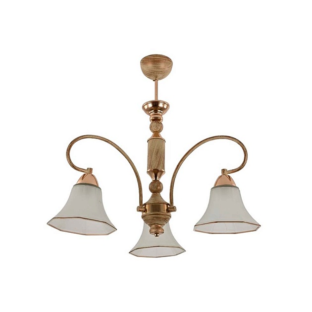 Подвесная люстра ЭкономСвет 13140/3WG+FGD WT Фото № 