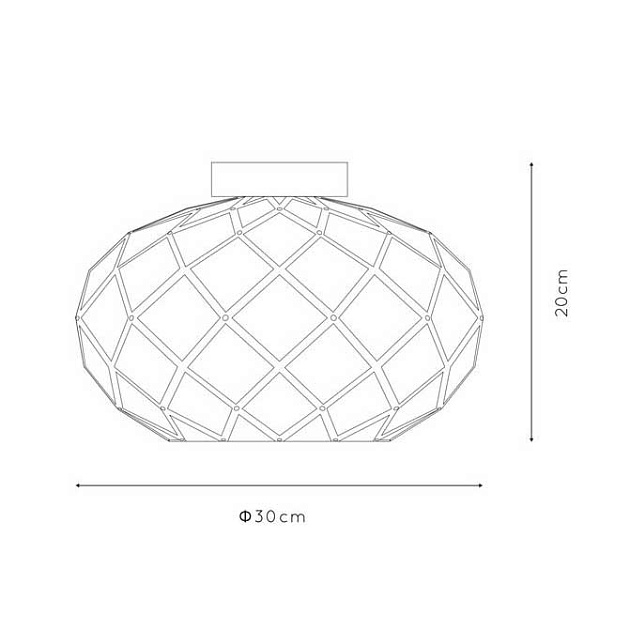 Потолочный светильник Lucide Wolfram 21117/30/30 Фото № 2