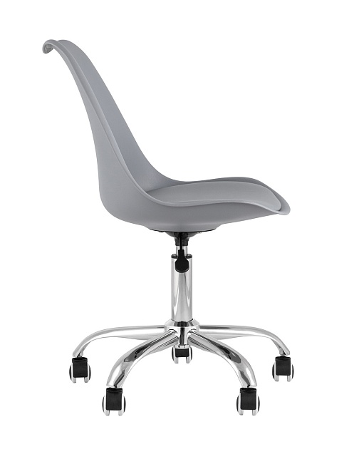 Офисный стул Stool Group BLOK пластиковый серый Y818 grey изображение 4 Офисный стул Stool Group BLOK пластиковый серый Y818 grey Фото № 4