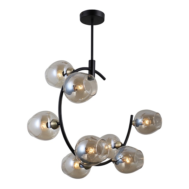 Подвесная люстра Gerhort G71163/8BK+AB AMB Фото № 2