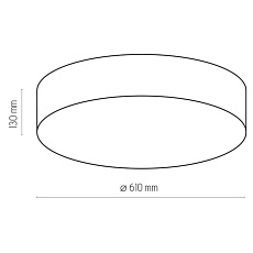 Потолочный светильник TK Lighting 1581 Rondo White 2