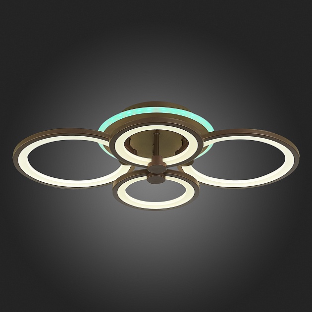 Потолочная светодиодная люстра Evoled Leto SLE200372-04RGB изображение 3 Потолочная светодиодная люстра Evoled Leto SLE200372-04RGB Фото № 3