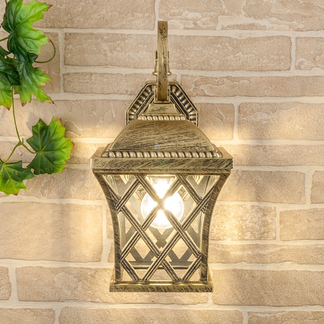 Уличный настенный светильник Elektrostandard Cassiopeya D черное золото a025295 изображение 3 Уличный настенный светильник Elektrostandard Cassiopeya D черное золото a025295 Фото № 3