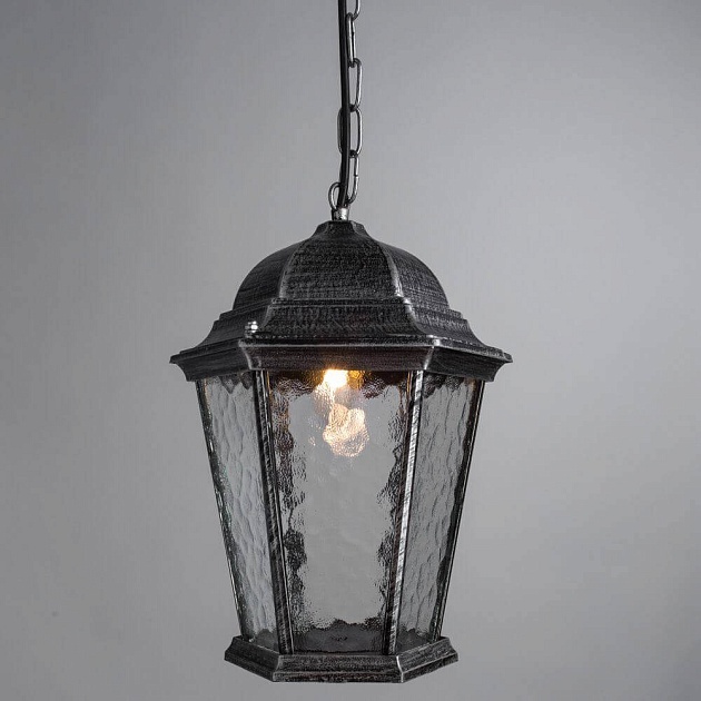 Уличный подвесной светильник Arte Lamp Genova A1205SO-1BS Фото № 2