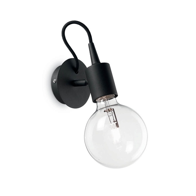 Бра Ideal Lux Edison AP1 Nero 148908 Фото № 