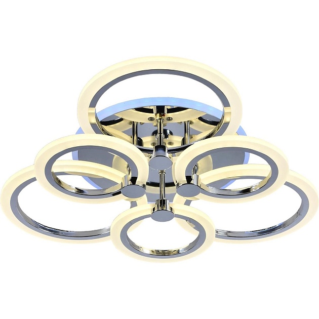 Потолочная светодиодная люстра Evoled Cerina SLE500612-06RGB изображение Потолочная светодиодная люстра Evoled Cerina SLE500612-06RGB Фото №