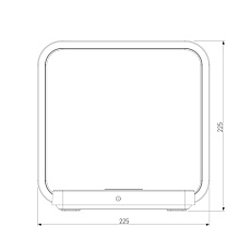 Настольная лампа Eurosvet Frame 80502/1 хром 1