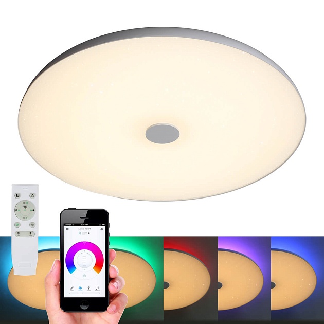 Потолочный светодиодный светильник Omnilux Melofon OML-47317-48 изображение Потолочный светодиодный светильник Omnilux Melofon OML-47317-48 Фото №