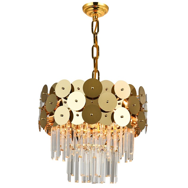Подвесная люстра Natali Kovaltseva Beyond 76015/8C Gold Фото № 