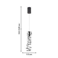Подвесной светодиодный светильник Favourite Fontes 4555-2P 1
