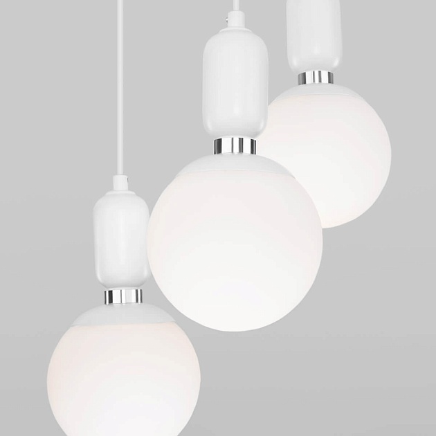 Подвесной светильник Eurosvet 50151/3 белый изображение 4 Подвесной светильник Eurosvet 50151/3 белый Фото № 4