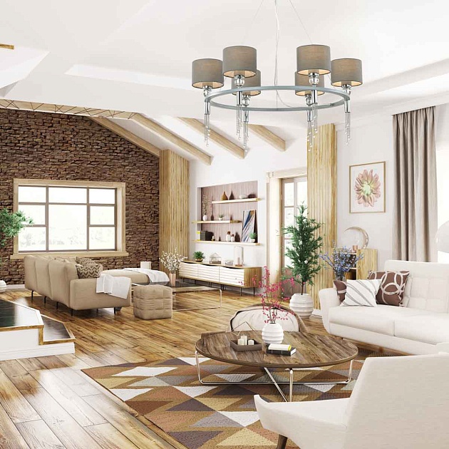 Подвесная люстра Lumion Neoclassi Santiago 4515/6 Фото № 5