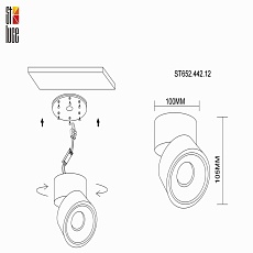 Светодиодный спот ST Luce ST652.442.12 1