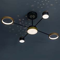 Потолочная светодиодная люстра Ritter Notte 51595 5 4