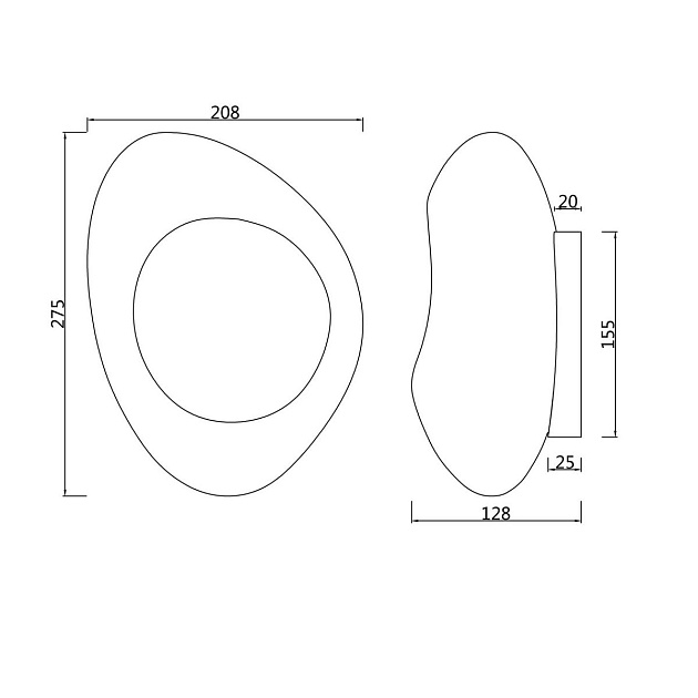 Настенный светильник Maytoni Mabell MOD306WL-01C Фото № 2