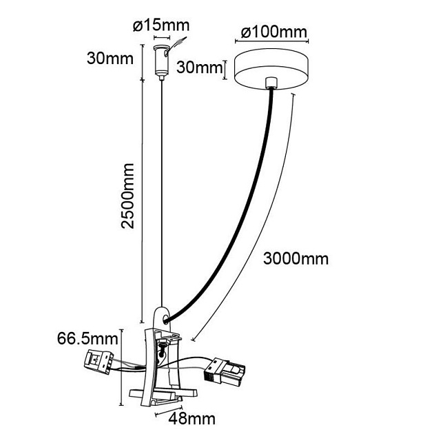 Соединитель с креплением к потолку Mantra Hanok 7558 изображение 2 Соединитель с креплением к потолку Mantra Hanok 7558 Фото № 2