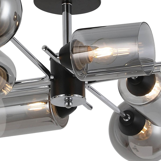 Потолочная люстра Illumico IL8243-8COU-79 BK CR Фото № 2