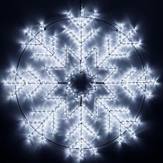 Светодиодная фигура Ardecoled Снежинка ARD-Snowflake-M8-950x950-540Led White 034254