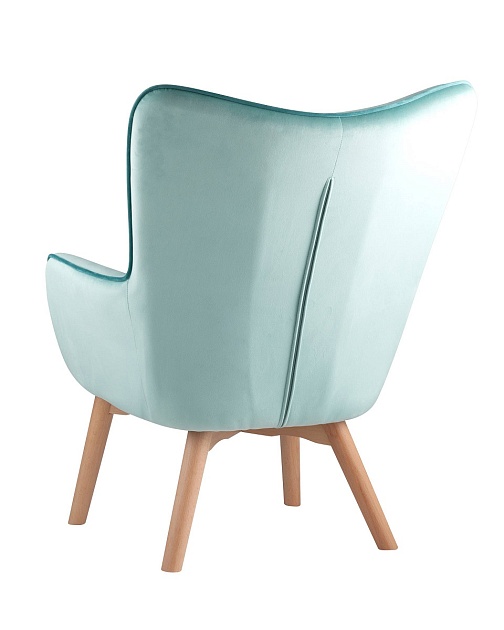 Кресло Stool Group Манго вельвет мятный MANCO HLR-59 изображение 4 Кресло Stool Group Манго вельвет мятный MANCO HLR-59 Фото № 4